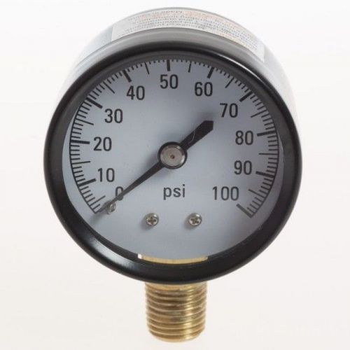 2&#034; 100psi pressure gauge 1/4&#034; npt (wika model 611.10 p/n 9851682) for sale