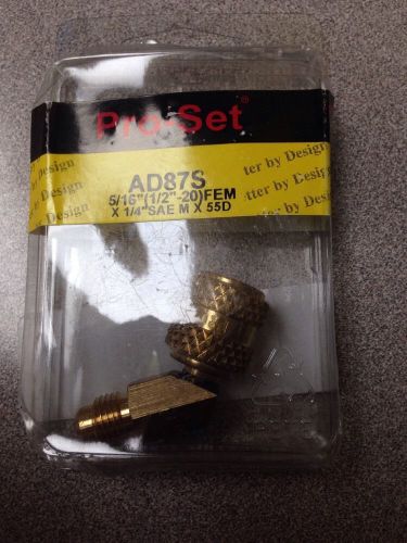 AD87 - CPS 1/2&#034; Female x 1/4&#034; Male Brass Service Valve Adapter R410a