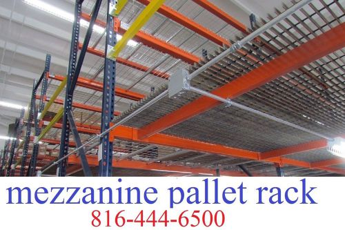 Mezzanine pallet rack steel grating industrial supported racking storage for sale