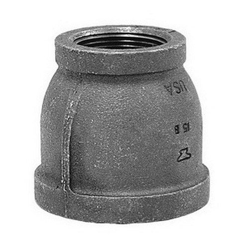 Anvil 1125 Black Malleable Iron Reducing Coupling, 2-1/2&#034; x 1-1/2&#034;