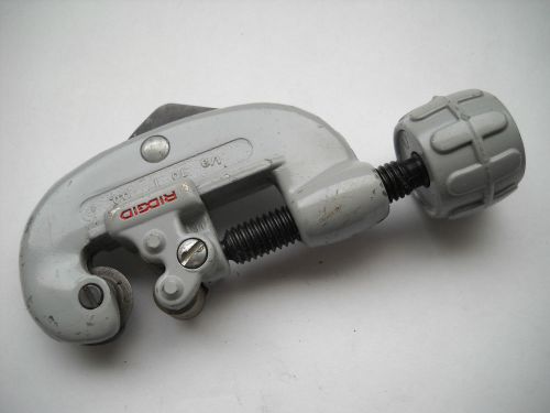 RIDGID No.10 MANUAL TUBING CUTTER 1/8&#034; TO 1&#034; OD TUBING EXCELLENT CONDITION