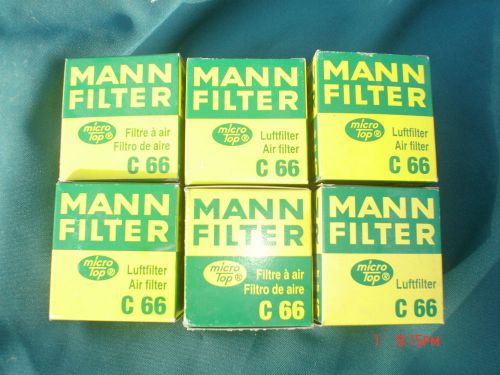 Lot of six c-66 mann vacuum pump filters for sale