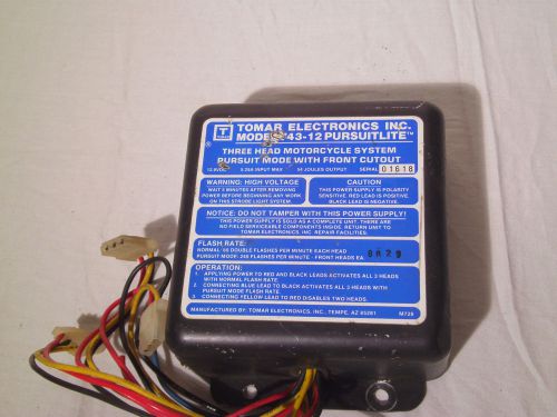 Power Supply Tomar Electronics 743-12 Pursuitlite Three Head Motorcycle sys