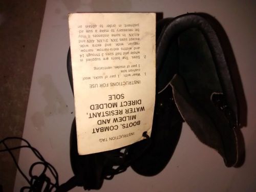 New Old Stock, Genuine Issue Combat Boots Size 10R Issued 1991