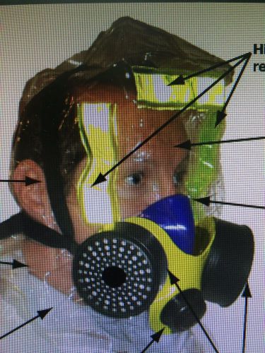 iEvac Emergency Escape Hood Oxygen Mask Respirator Fire Smoke Toxic Filter