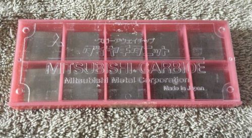 Lot of 10 unused Mitsubishi Carbide Inserts HTI10 SPMN 633