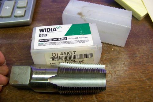 widia 16232 Pipe Tap, 1-11-1/2NPT, Uncoated