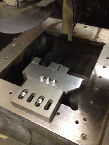 Wire edm v-block, vise, and mount block for sale