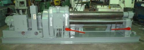 6&#039; x 1/2&#034; webb plate bending roll no. 6-l, initial, 9&#034; dia. rolls, 10 hp (24586) for sale