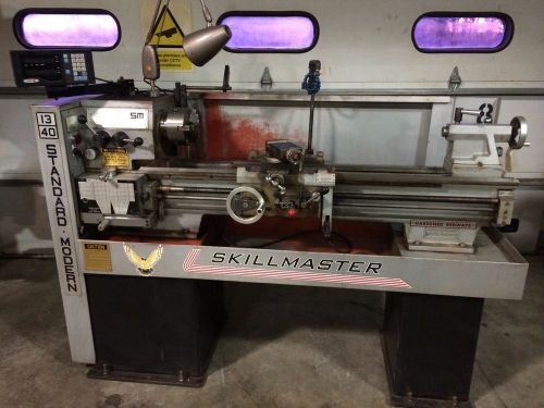 Standard Modern 13&#034;x40&#034; Skillmaster Metal Lathe Metric/inch Travel Dro Fagor