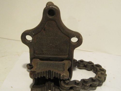 Vulcan no. 1 pipe chain vise - j. h. williams &amp; company for sale