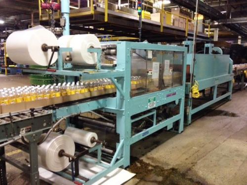 Arpac 60-28-cm tray shrink wrapper and heat tunnel for sale
