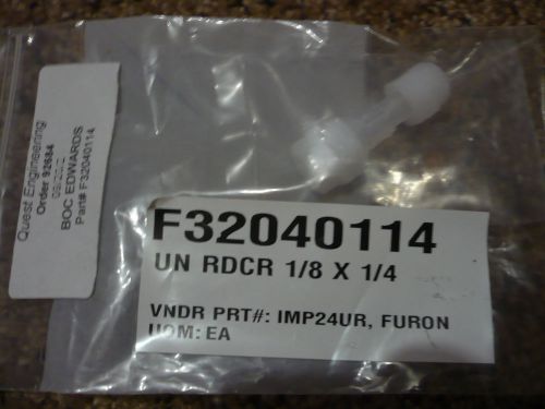 New BOC Edwards F32040114  IMP24UR Furon UN Reducer 1/8 x 1/4