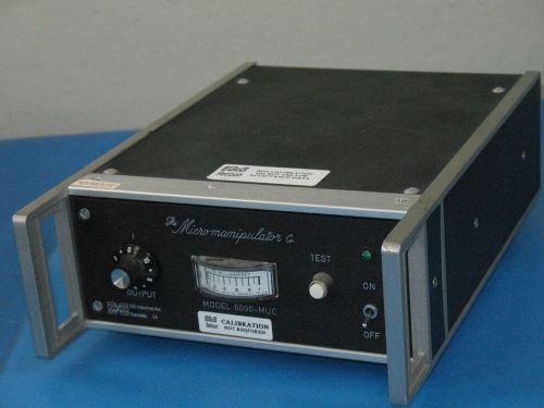 THE MICROMANIPULATOR CO MODEL 6000-MUC + 2351 PROBE &amp; FOOTSWITCH