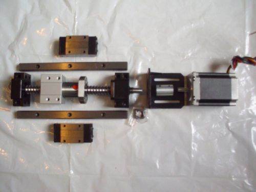 Cnc kit mechanical z axis 4&#034; ball screw rail cnc router plasma laser mill lathe for sale