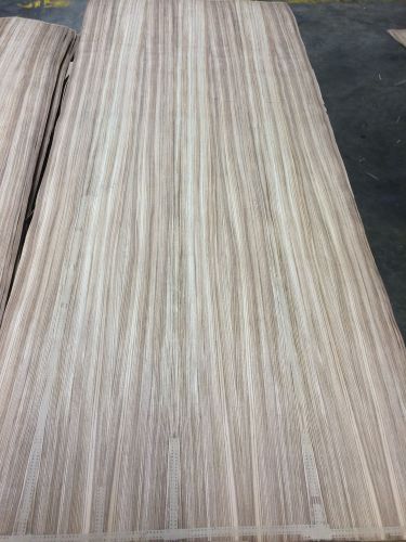 Wood Veneer Zebrawood 48x120 1pcs total 10mil paper backed &#034;EXOTIC&#034; 588.17