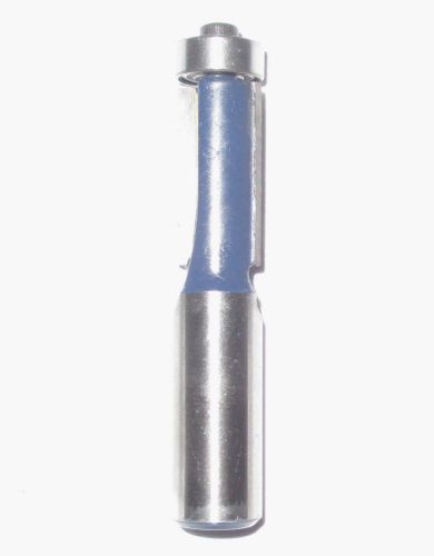 1/2&#034; flush trim straight router bit, two carbide cutting flutes, half inch shank for sale