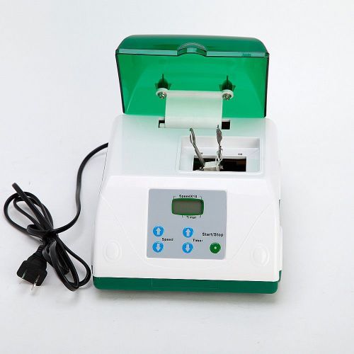 Green high fast speed amalgamator amalgam capsule mixer dental ce w/manual for sale