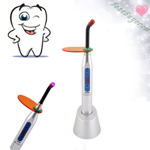 2015 Dental 5W Wireless Cordless LED Curing Light Lamp 1500mw - SILVER Optical