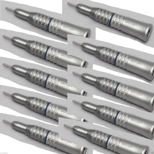 10* NSK Style Dental Slow Low Speed Straight Handpiece Nose cone 2.35mm Burs