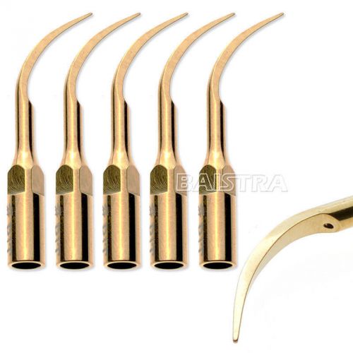 5x Periodontic Ultrasonic Dental Scaler Perio Scaling P1T Tip For EMS Woodpecker