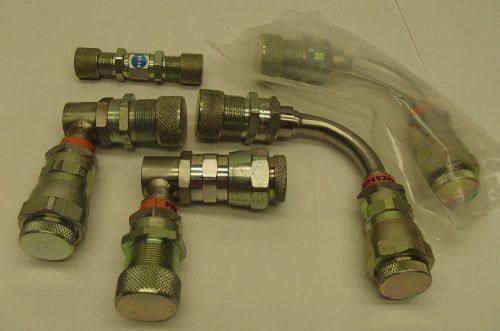 (4) 1/2&#034; 90 degree elbow (1) 1/4&#034; union coupling for cryogenics helium lines for sale