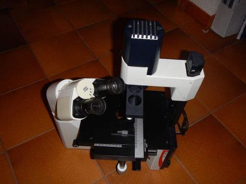 LEICA DMIL DM IL INVERTED MICROSCOPE, COMPLETE AND EXCELLENT STATE!