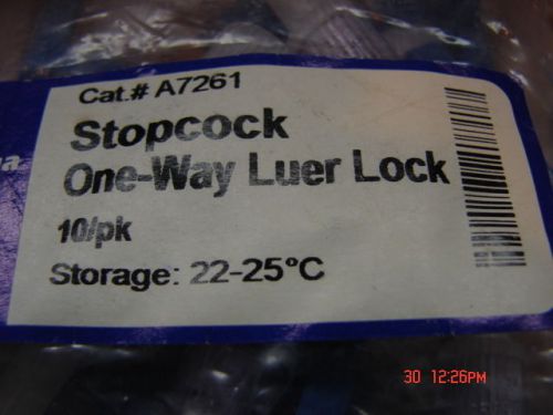 Promega Stopcock A7261, One-Way Luer Lock, 6 Packs of 10