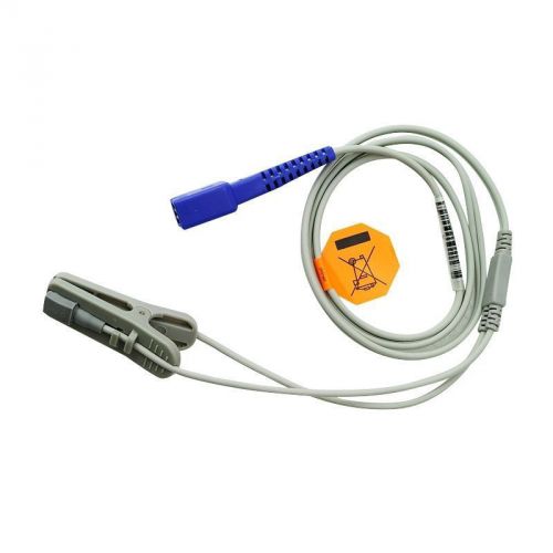 9 Pins Oximax Veterinary SpO2 Ear Lingual Sensor VET For NELLCOR--TPU Cable