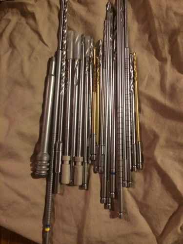 Synthes assorted drill bit lot for sale