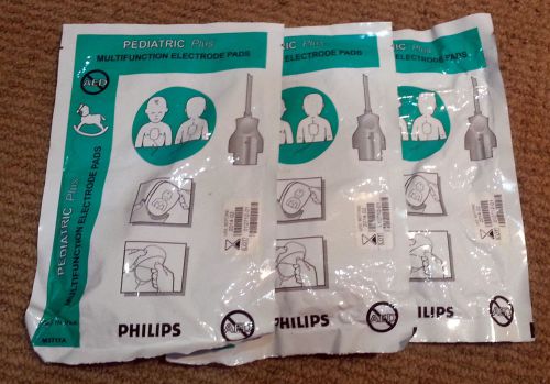 PHILIPS Pediatric Plus Multifunction Med Pads REF#M3717A - Lot of 3