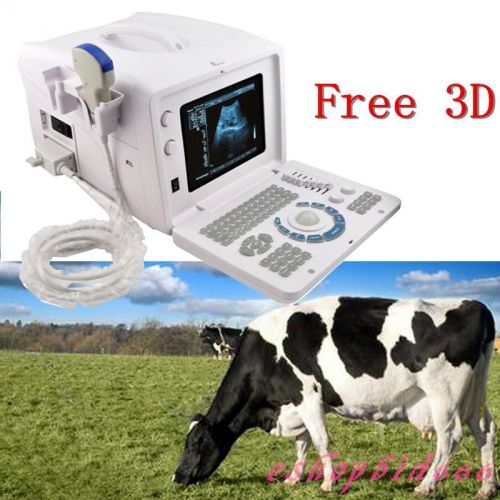 Veterinary use3d portable digital ultrasound machine scanner 3.5mhz convex probe for sale