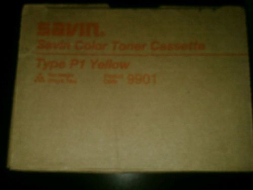 (1) savin color toner type p1 yellow product code: 9901 edp code: 884909 for sale