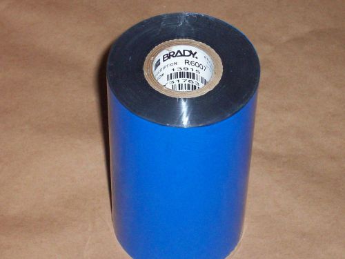 Brady R6007 Black 6000 Series Thermal Transfer Printer Ribbon 4.330&#034; x 984&#039;