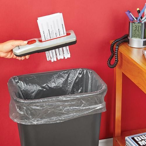 Portable handheld battery operated document shredder for sale