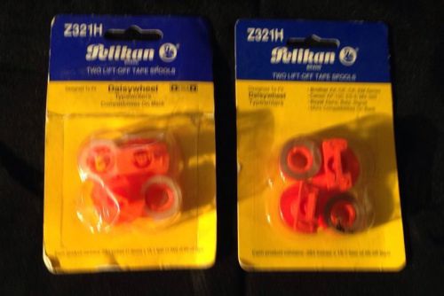 Lot Of 2 Two-Packs Pelikan Z321H Lift Off Tape Spools
