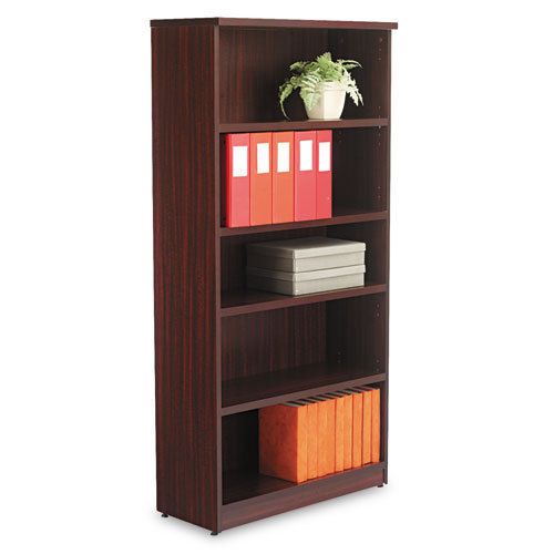 Alera Valencia Series Bookcase/Storage Cabinet, 5 Shelves, 32w - ALEVA636632MY