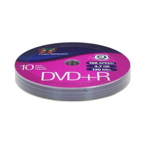 Color Research DVD+R 10-Pack