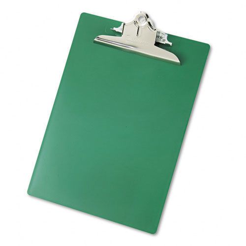 Saunders plastic antimicrobial clipboard, 1&#034; capacity, holds 8-1/2w x 12h, green for sale