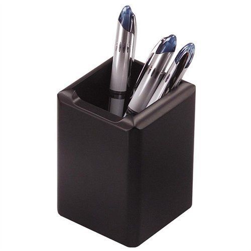 ROLODEX 62524 Wood Tones Pencil Cup, Black