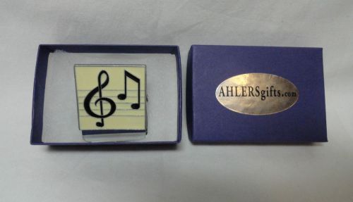 Ahlers Designs Heavyduty Magnetic Clip Enamel Music Staff Note