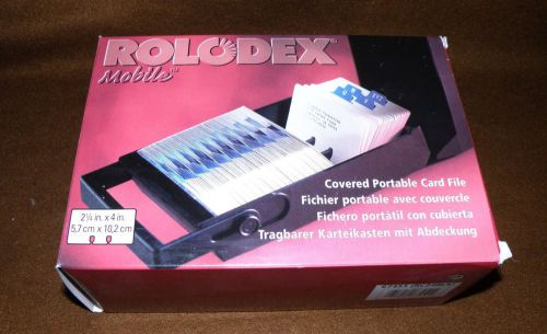 Vintage 1998 Rolodex Mobile Portable Covered Organizing System 67451 Brand New