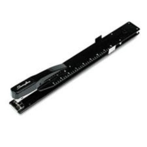 Acco Swingline 34121 Long Reach Stapler-20 Shts Capacity 1/4&#039;&#039; Staple Size Black
