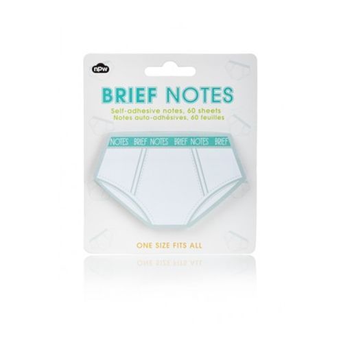 Brief Notes Pants Underwear Funny Novelty Joke Note Pad Pack Size 122 X 140Mm