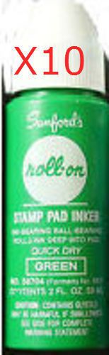 GREEM  standords roll on stamp pad inker quick dry  2 .oz NO.58704