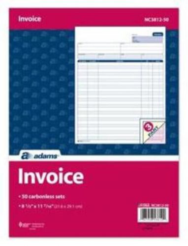 Invoice unit set 3-part carbonless 8-1/2&#039;&#039; x 11 7/16&#039;&#039; 50/pk for sale