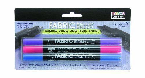Uchida Of America Corp 122-3b Marvy Fabric Ball/brush Marker - (1223b)