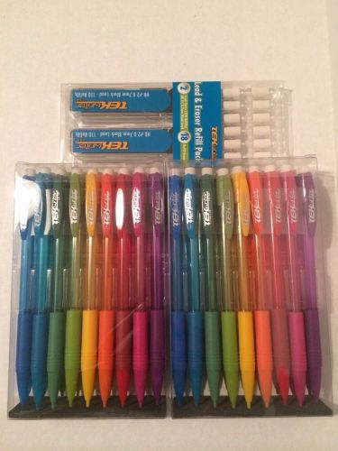 TEKwriter 36 Mechanical Pencils, HB#2, 0.7mm,refill Eraser 18, leads 2x110,,,