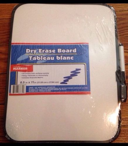 Magnetic Dry erase board w/ marker and eraser 8.5 x 11 REFRIGERATOR LOCKER