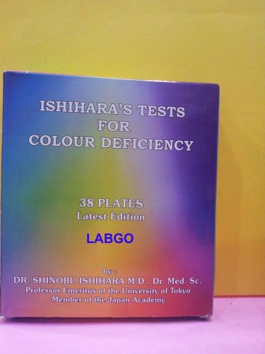 Ishiara Book Medical Specialties Ophthalmology LABGO ( Free Shipping )